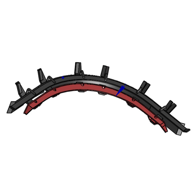 Glissiere Cplte C. Carre Adaptable Miro 90° STD référence fournisseur 210232
